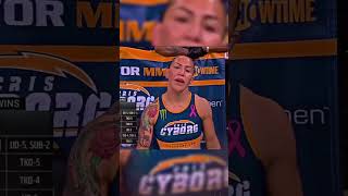 Cris Cyborg x Catzingno 🔥 ufc ufcrussia mma sport sports fight criscyborg catzingano [upl. by Acey5]