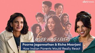 quotNever Have I Everquot Poorna Jagannathan amp Richa Moorjani on Who Devi Really Belongs With  Season 3 [upl. by Anelhtac]