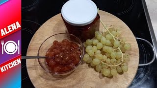 🍇 Παραδοσιακό Γλυκό του Κουταλιού Σταφύλι  Traditional Sweet Grape  Alena Kitchen [upl. by Iahcedrom]