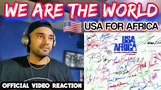 USA For Africa  We Are the World Official Video FIRST TIME REACTION [upl. by Frankel]