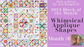 Block of the Month 2024  Month 6 Whimsical Applique [upl. by Yromem]