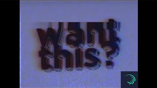 Alight Motion VHS Effect Tutorial [upl. by Eicaj592]