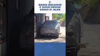 Tak Mempan Ditegur Lurah Warga Makassar 6 Tahun Dirikan Garasi di Jalan [upl. by Trevethick109]