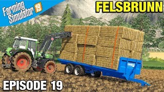 Farming Simulator 19 Timelapse  Felsbrunn FS19 Episode 19 LOADING FLATBED TRAILER [upl. by Sarad]