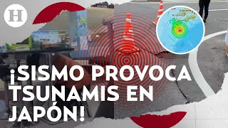 ¡Impresionantes imágenes Así fue el sismo de 71 en Japón que dejó 9 heridos y provocó tsunamis [upl. by Elisabeth]