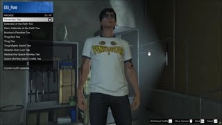 GTA Online Arcade Game Penetrator All Rare TShirts [upl. by Herrick882]