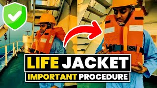 Lifejacket Basic Information amp Donning Procedure  Deck Achievers Package [upl. by Luzader]