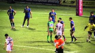 A Huge Punch Sets Off Leeds Rhinos Webb and Salford City Reds Cashmere Fight 11311 HD [upl. by Oilisab]