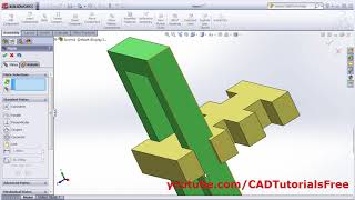 SolidWorks Assembly Align Parts  Edit Part  Specify Distance Between Parts [upl. by Towers]