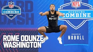 Rome Odunzes 2024 NFL Scouting Combine workout [upl. by Riccio]