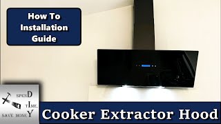 How To Install a Cooker Extractor Hood SIA TAG90BL [upl. by Prisca50]