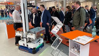 Worlds first autonomous mobile picking robot showcased at LogiMAT 2023  Brightpick [upl. by Ier]