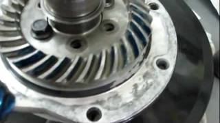 Bevel gear teeth check with quotprussian bluequot [upl. by Anelahs278]