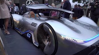 MercedesBenz EQ Silver Arrow at Pebble Beach Concours dElegance 2018 [upl. by Victoria]