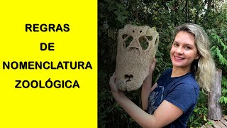 TAXONOMIA  REGRAS DE NOMENCLATURA CIENTÍFICA ZOOLÓGICA  REVISÃO ENEM 2020 [upl. by Westfall]