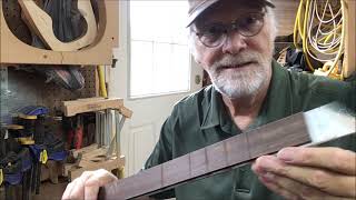 Making A Dulcimer Fretboard [upl. by Ahsac]