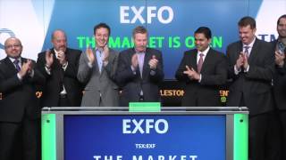 EXFO Inc opens Toronto Stock Exchange April 5 2017 [upl. by Dettmer]