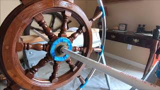 Finishing a Wheel with Sikkens Cetol Marine Natural Teak amp Gloss [upl. by Vikki]