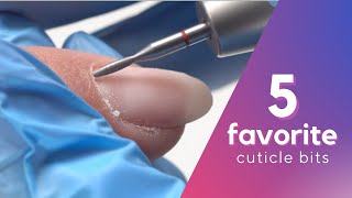 Top 5 BEST Cuticle Nail Bits 💅 [upl. by Oznofla]