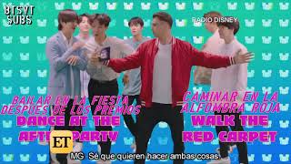 SUB ESPAÑOL BTS juega quotThis or Thatquot ¿Qué prefieres  Radio Disney Music Awards [upl. by Leunad]