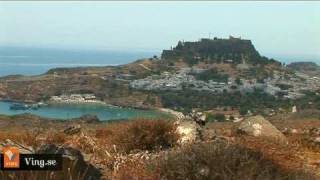 Resmålsfilm från Lindos amp Pefkos på Rhodos  Resor hos Ving [upl. by Ahsat941]