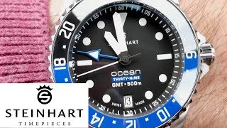 Steinhart Ocean 39 GMT Premium 500  ByeByeWatch  4K [upl. by Ayaj]