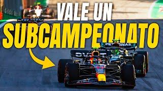 ¡GOLPE al SUBCAMPEONATO en la SPRINT Checo Pérez SUPERA a Hamilton y Russell en el GP Brasil 2023 [upl. by Malchus906]