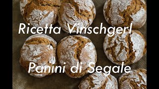 Ricetta Vinschgerl  Panini di Segale [upl. by Garrard339]