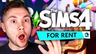 NEW Sims 4 For Rent Gameplay Trailer MORE GAMEPLAY REVEALED [upl. by Odlaumor476]