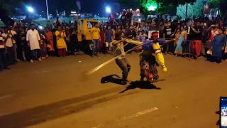 Must Watch Ipoh Thaipusam 2020  Devotee in Trance Spin with Long Mouth Spear  Part 2 [upl. by Ellennoj]