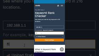 AHREFS free Keyword Rank Checker tool  Free SEO Tools seo shorts [upl. by Lama]