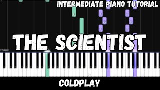 Coldplay  The Scientist Intermediate Piano Tutorial [upl. by Biagi]