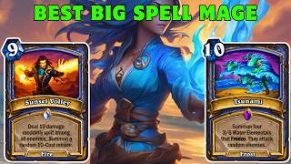 So I Tried the Most Popular List on HSReplay ► MiniSet Big Spell Mage Deck ► Hearthstone 304 [upl. by Ynned762]