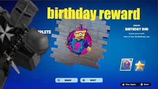 getting 2 of the birthday rewards in Fortnite [upl. by Olim23]