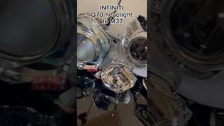 INFINITI M37 upgrade Q70 headlight AFS終於來了一個有挑戰性的，把缺少的轉向頭燈弄正常，我會不會是全球第一個弄成功的人？畢竟Q70是使用LIN來做AFS Q70 [upl. by Cathrine556]