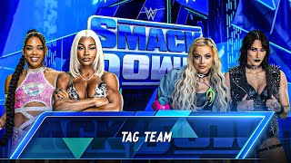 Bianca Belair amp Jade Cargill Vs Liv Morgan amp Rhea Ripley  Tag Team Match  WWE Smackdown Live [upl. by Maddock]