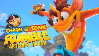 Crash Team Rumble season 3  new Spyro map quotARTISANS ARENAquot  CTRumble Online [upl. by Arze]