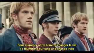 Les Misérables Volonte du Peuple French English Lyrics Paroles Version Do You Hear the People Sing [upl. by Akkire]