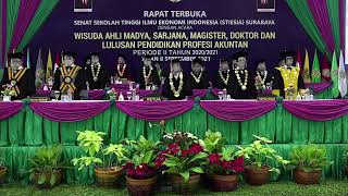 Wisuda Ke  55 Periode II 2020  2021 STIESIA Surabaya 8 September 2021 [upl. by Aettam429]