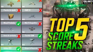 TOP 5 MELHORES SÉRIES DE PONTUAÇÃO NO COD MOBILE [upl. by Atires]