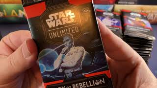 This Game Is The Real Deal Star Wars Unlimited Spark Of Rebellion Booster Box Opening SWU SOR [upl. by Yablon]