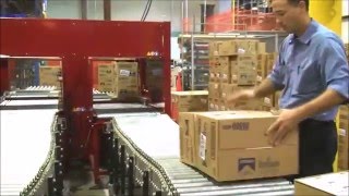 Fully automatic robot palletizing system [upl. by Karita4]