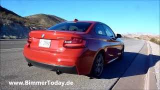 BMW M235i Sound und TachoVideo vom 2er F22 [upl. by Hgielime]