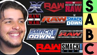 Ranking EVERY Raw and Smackdown Logo in History  WWE Tier List [upl. by Aselehc712]