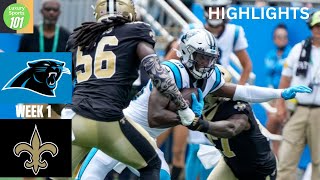 Carolina Panthers vs New Orleans Saints Game Highlights NFL 2024 Season Week 1 [upl. by Nitsir]