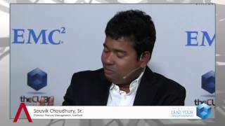 Souvik Choudhury Sr  EMC World 2013 [upl. by Drofdarb890]