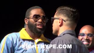 ADRIEN BRONER AND CARLOS MOLINA FACE OFF AT FINAL PRESS CONFERENCE [upl. by Sej]