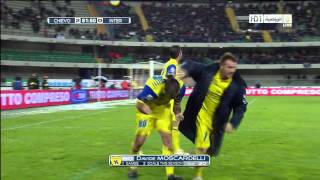 Serie A 20102011 Chievo 21 Inter Moscardellis Goal 20 [upl. by Janina551]