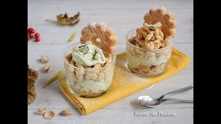 Dessert doppio mascarpone fichi e pistacchi  Ricette che Passione [upl. by Darrel]