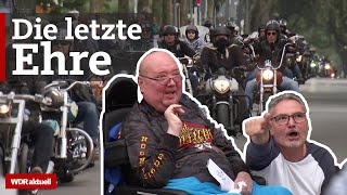 Riesiger BikerKorso überrascht Todkranken in Gelsenkirchen  WDR Aktuelle Stunde [upl. by Dimmick]